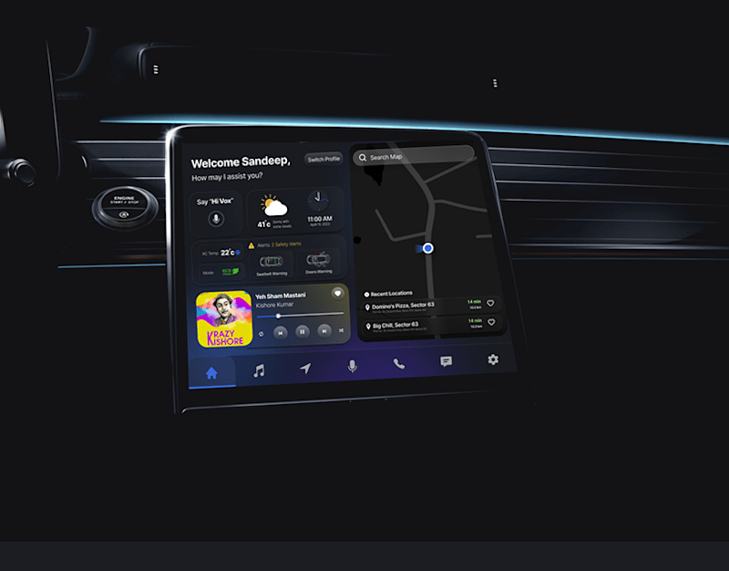 Cover image for Voice Controlled Dashboard - UX Case Study