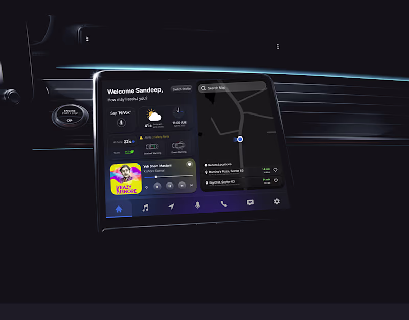Cover image for Voice Controlled Dashboard - UX Case Study