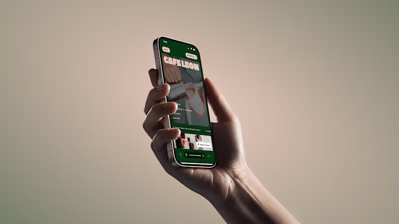 Cover image for Local Business Website – Framer Build (Café Leon)