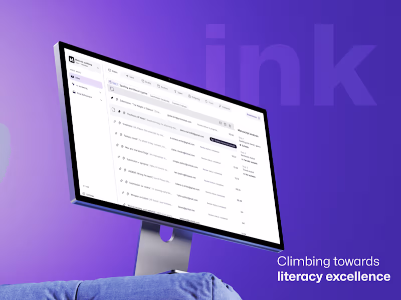 Cover image for Inkstair: AI-Powered CRM for Modern Publishing