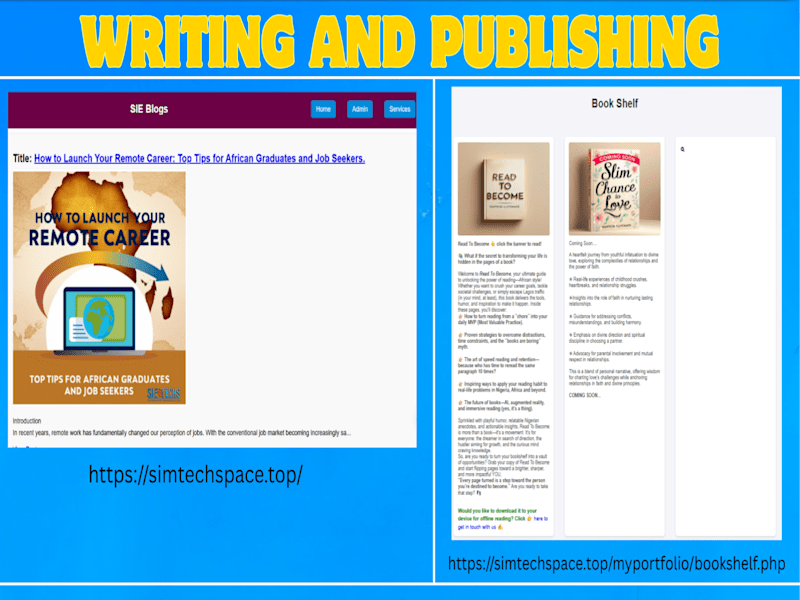 Cover image for Writing and Publishing: Blogs, E-book, article, Non-fiction,etc