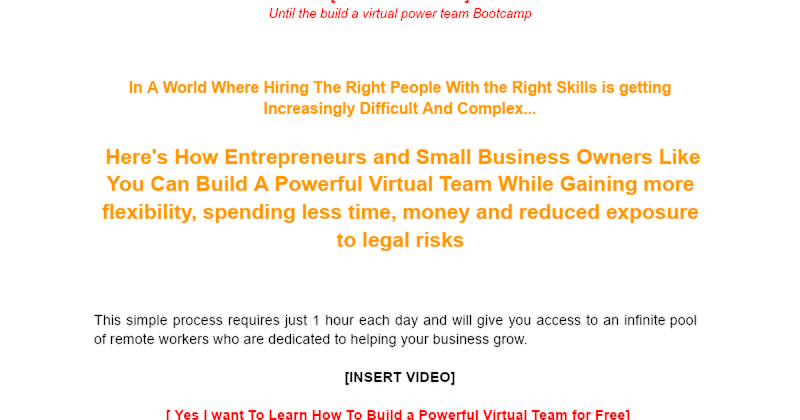 Cover image for Build a Virtual Dream Team in 5 Days (Without Wasting Money)