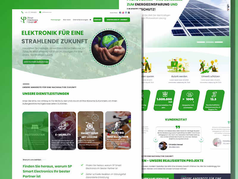 Cover image for Design website SP Smart Electronics