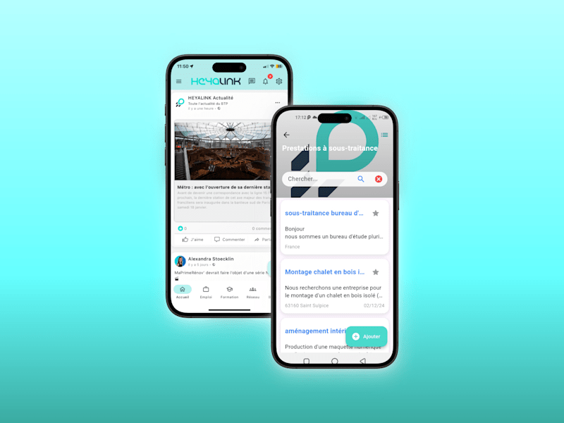 Cover image for HeyaLink: Mobile App for Construction Professionals