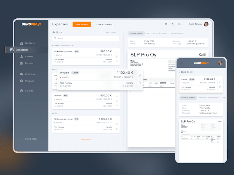 Cover image for Financial management platform design & development
