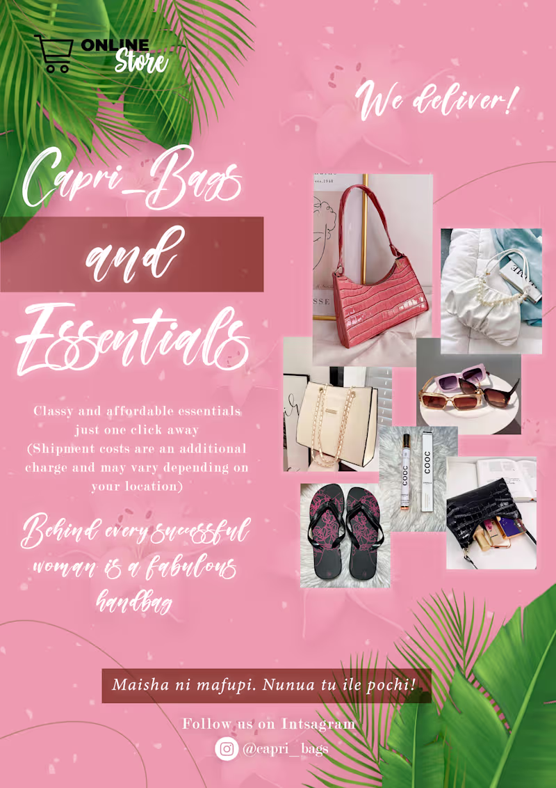 Cover image for Capri Bags Social Media Promotion
