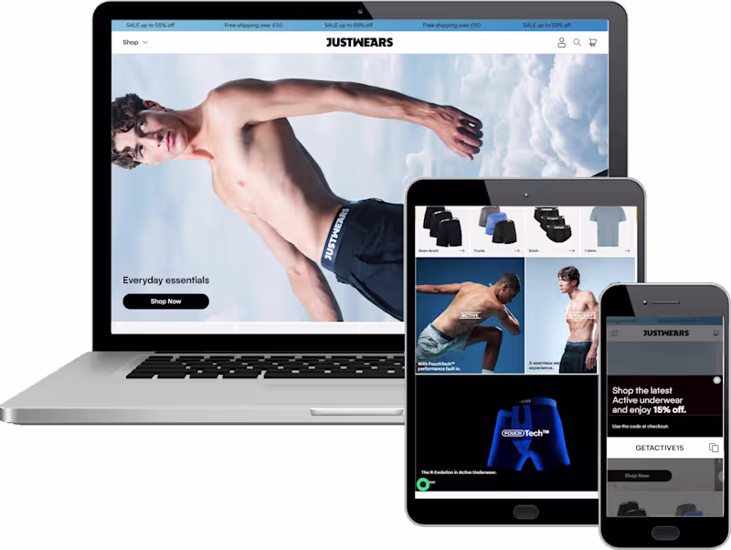 Cover image for JUSTWEARS (Shopify Store)