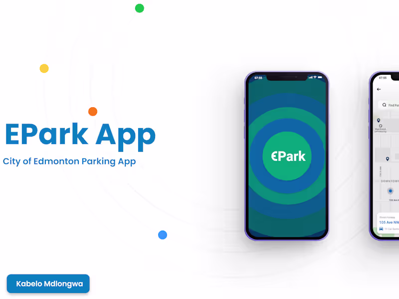 Cover image for EPark - Edmonton Parking App