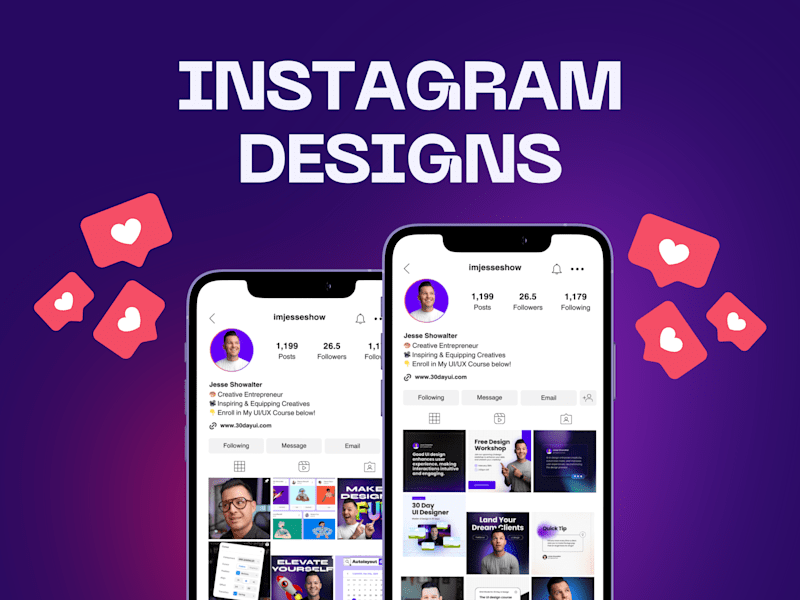 Cover image for Instagram Design Makeover
