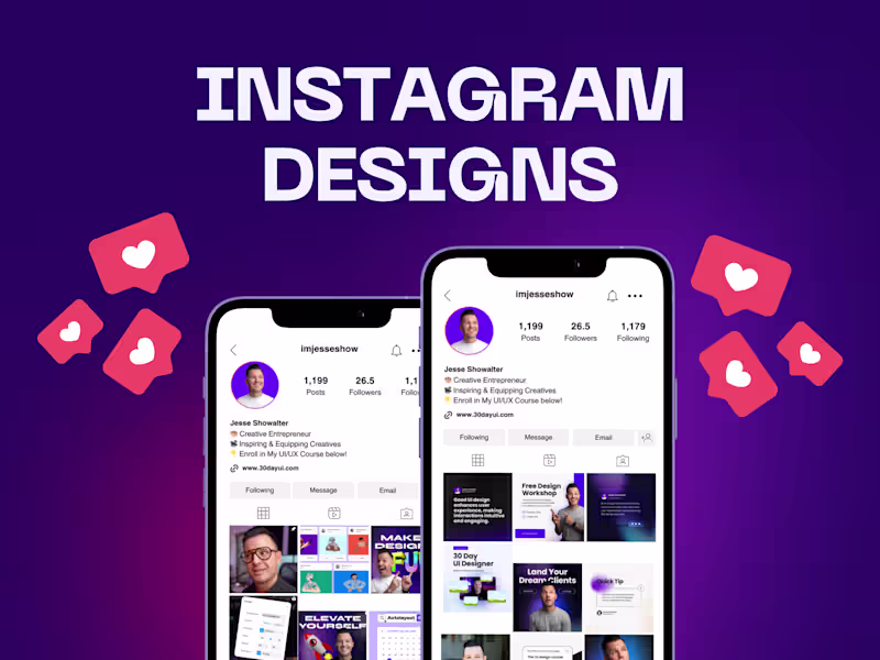 Cover image for Instagram Design Makeover