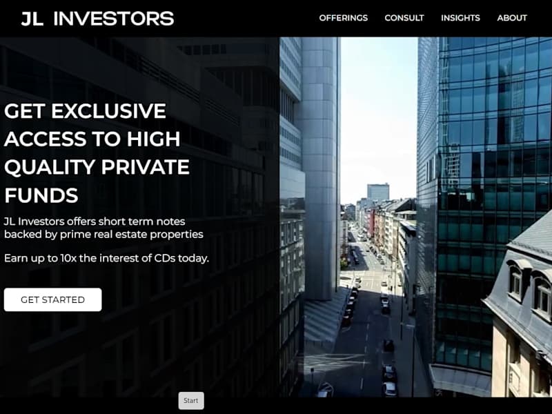 Cover image for JLInvestors.com  wix website