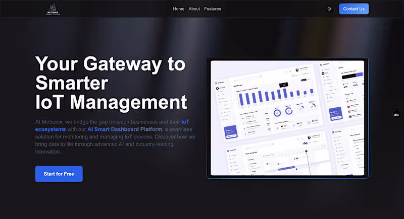 Cover image for AI SaaS - Modern Landing page
