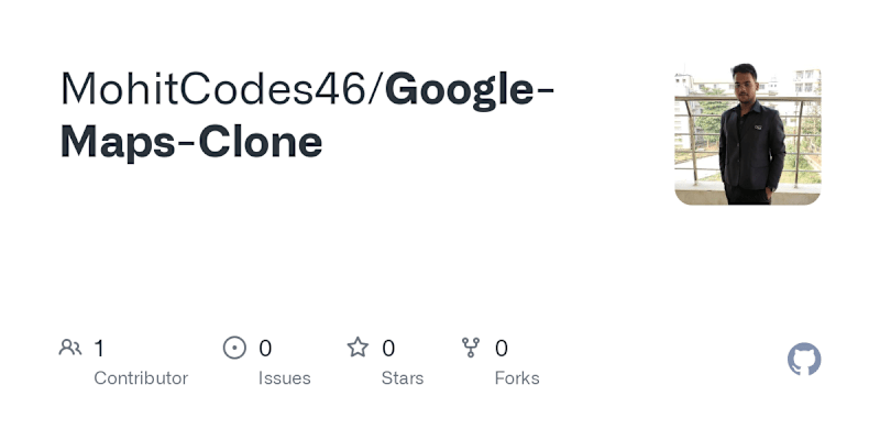 Cover image for GitHub - MohitCodes46/Google-Maps-Clone