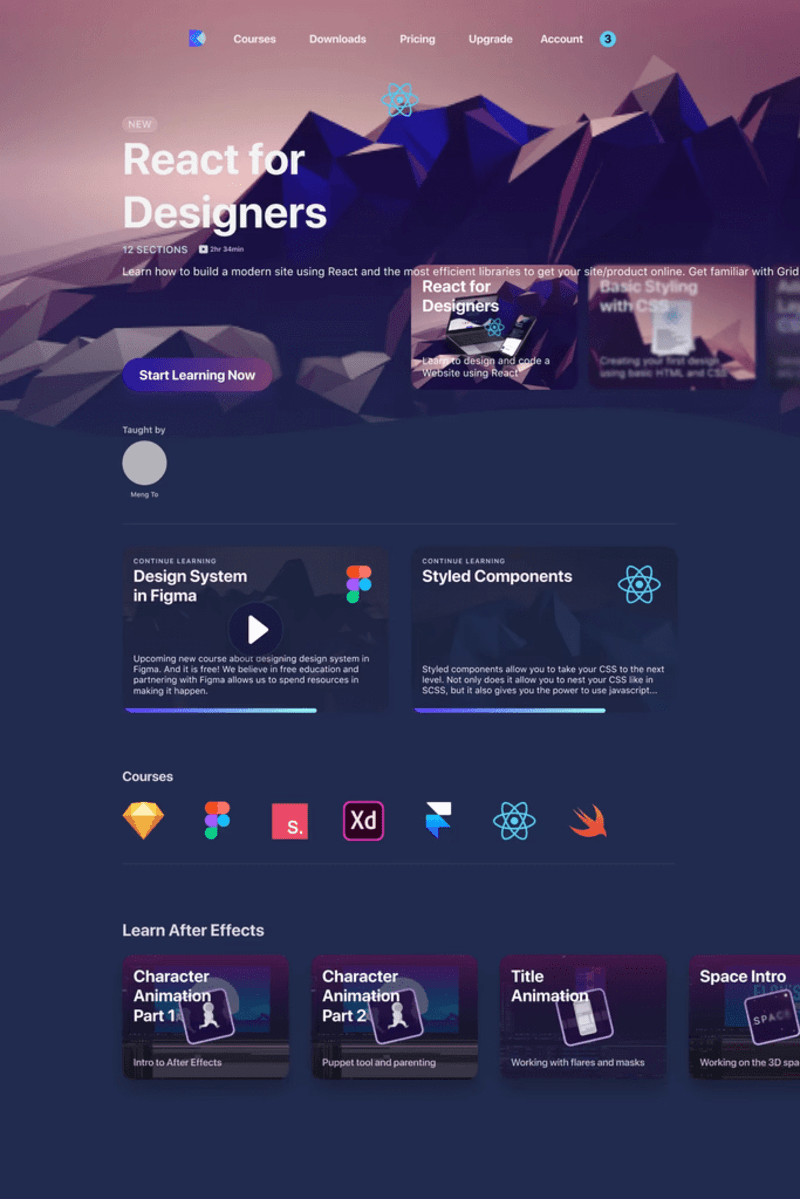 Cover image for Design+Code Landing Pages