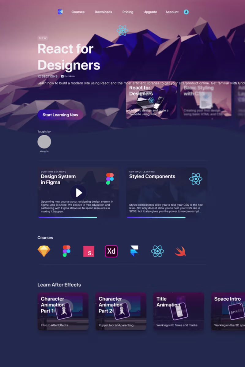 Cover image for Design+Code Landing Pages