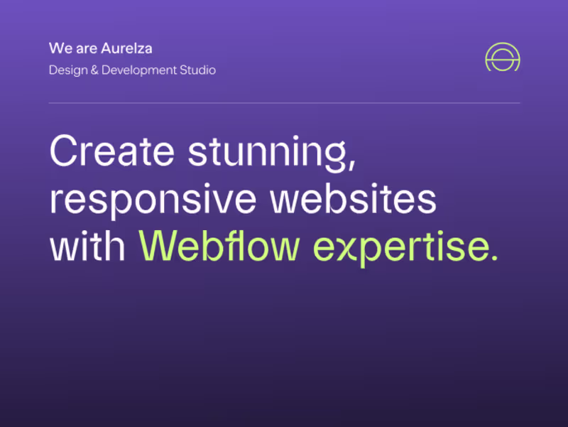 Cover image for Pixel-Perfect, Responsive Webflow Website