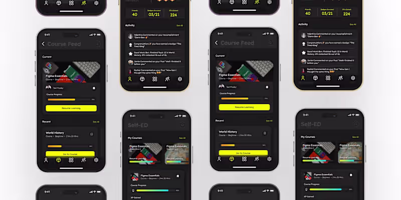Cover image for SELF-ED Concept App Design