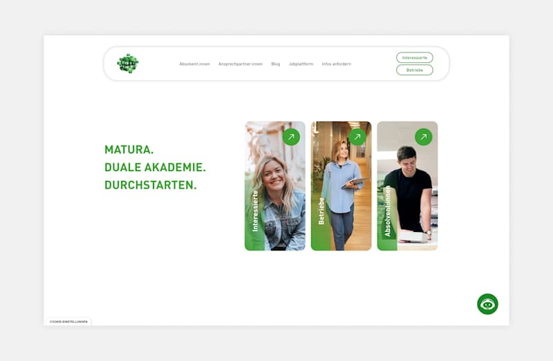 Cover image for Duale Akademie Website Redesign and Development