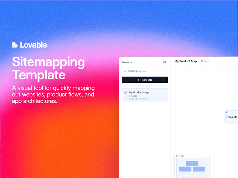 Cover image for Mapping Tool - Visual Mapping Tool Template