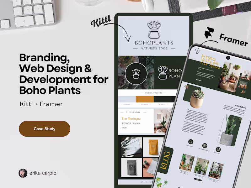 Cover image for From Zero to Launch: Award-Winning Kittl + Framer Case Study