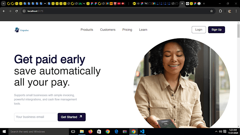 Cover image for FinPulse Landing Page