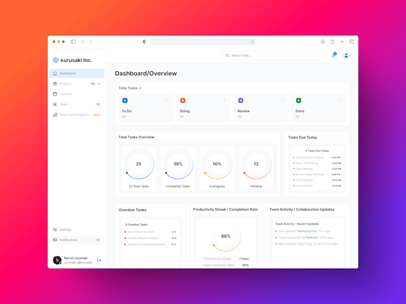 Cover image for TaskFlow – A Simple & Efficient Task Management System