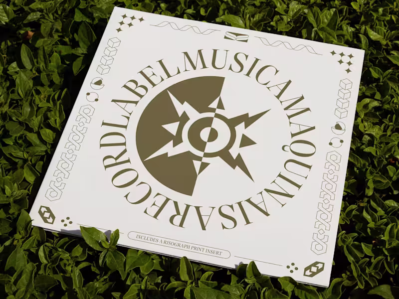 Cover image for Música Màquina. Record and publishing company.
