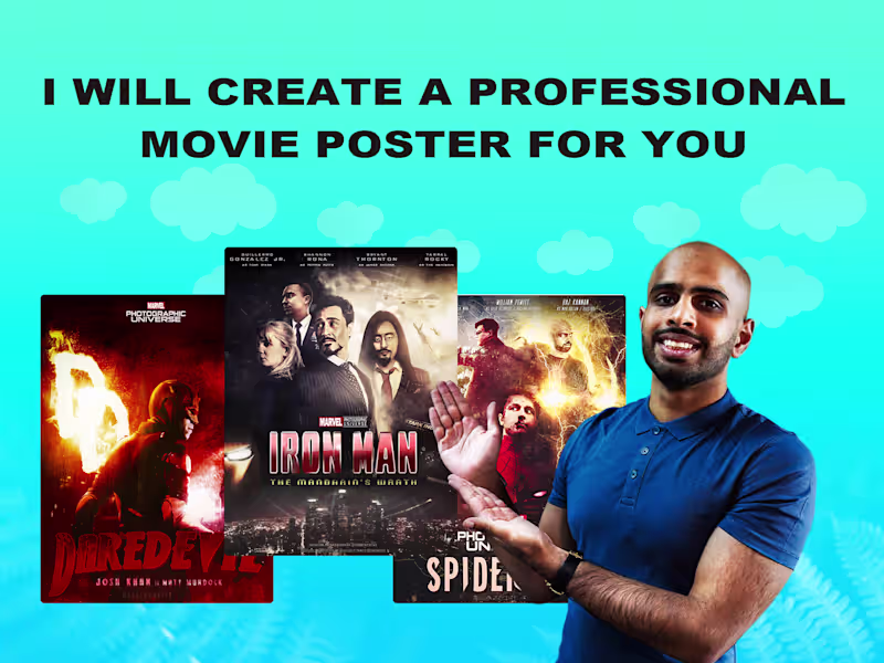 Cover image for I will create a professional movie poster for you