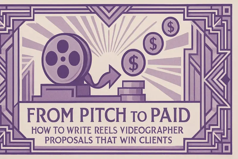 Cover image for From Pitch to Paid: How to Write Reels Videographer Proposals That Win Clients
