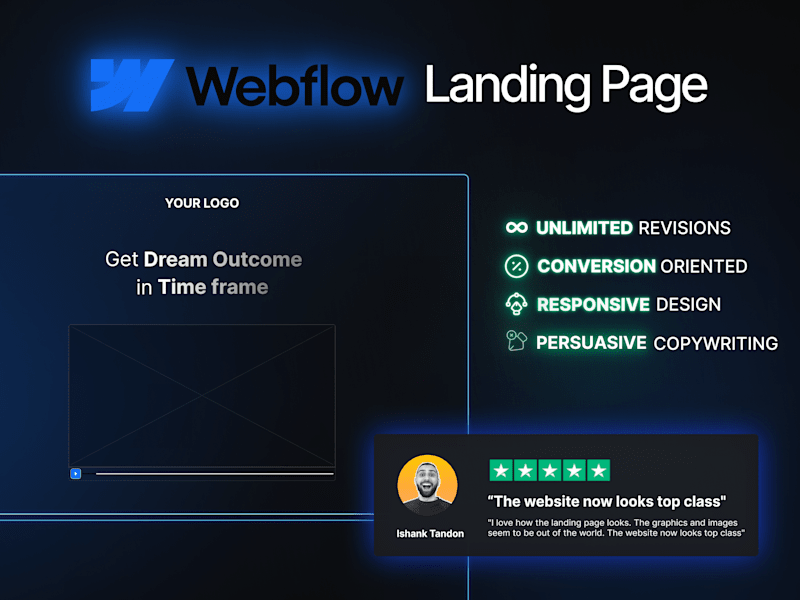 Cover image for High-Converting Webflow Landing Page