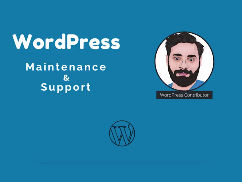 Cover image for WordPress Maintenance & Technical Support