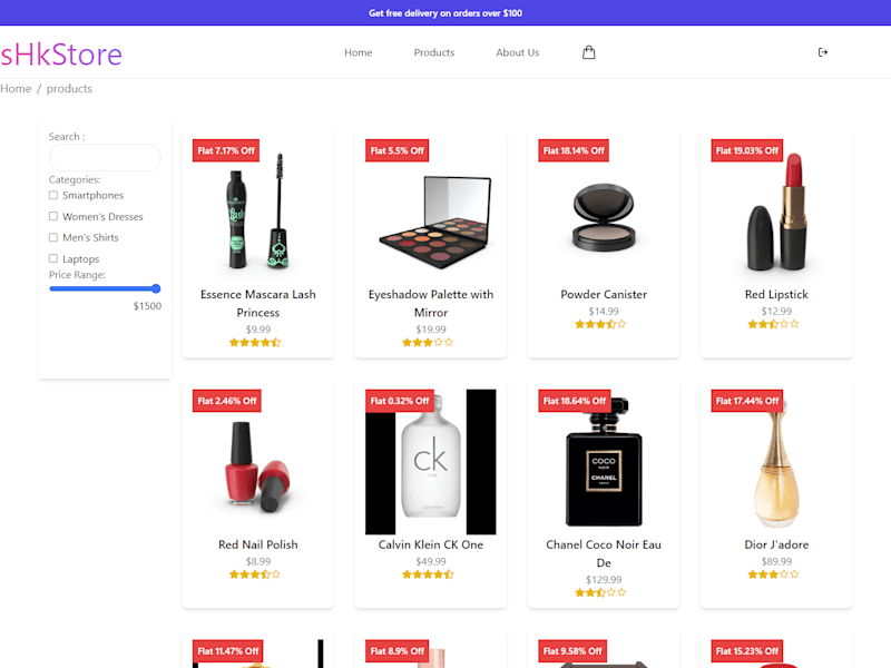 Cover image for shk store(ecommerce)