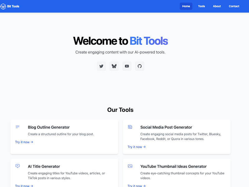 Cover image for Content Generation with Bit Tools