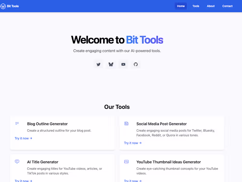 Cover image for Content Generation with Bit Tools