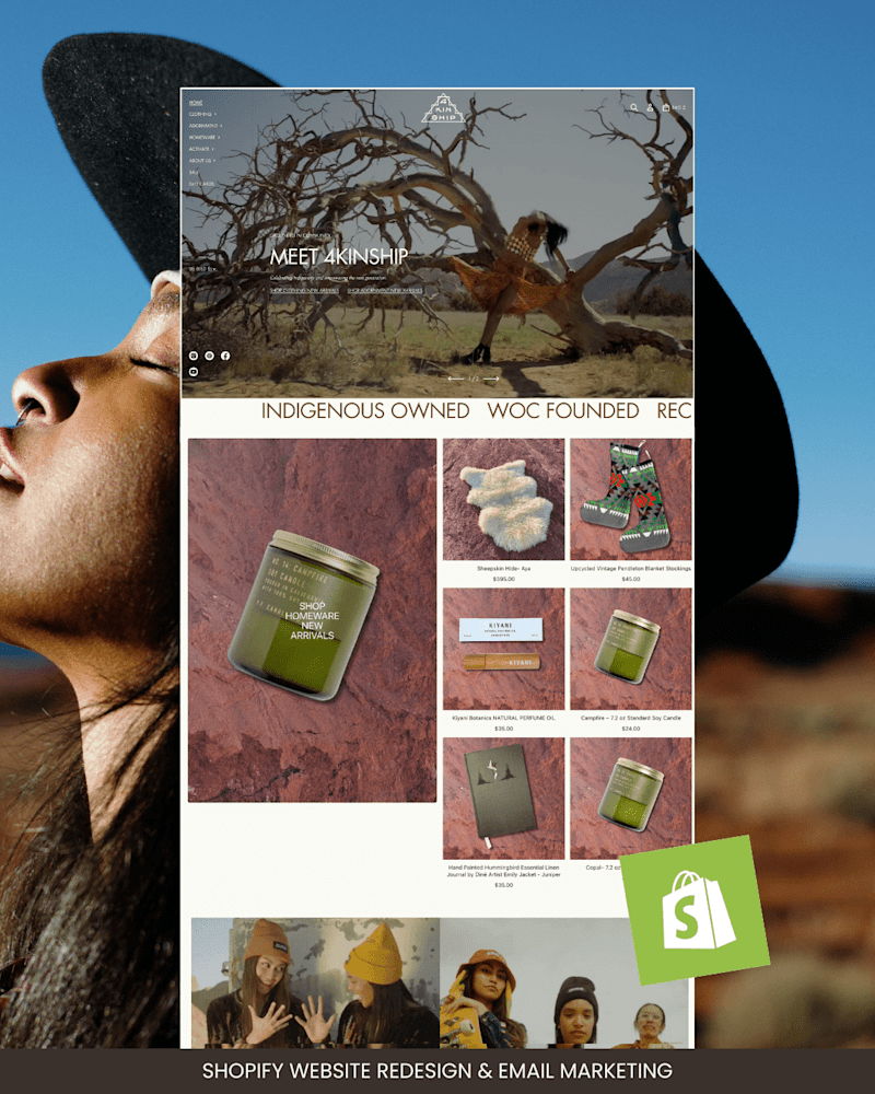 Cover image for 4KINSHIP Shopify Website Development