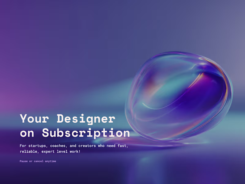 Cover image for Landing Page Design + Launch