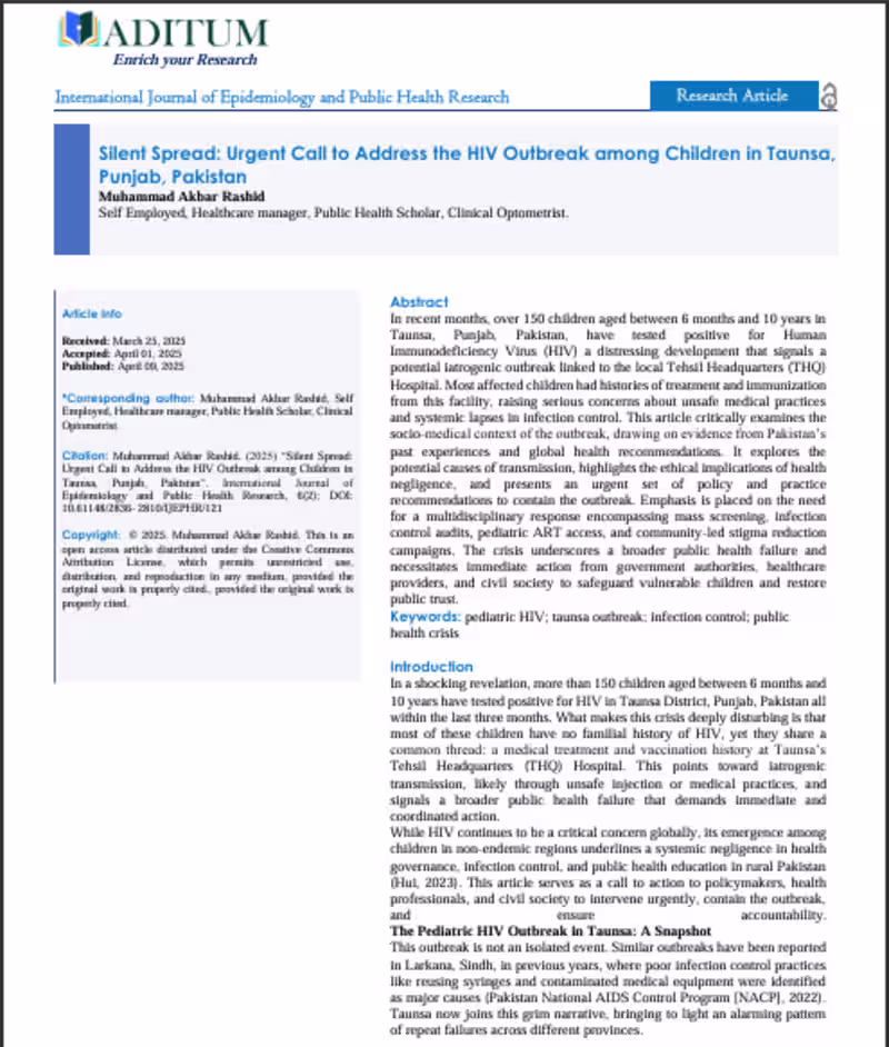 Cover image for Academic Research Work