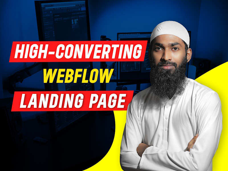 Cover image for High-Converting Webflow Landing Page | Webflow Website