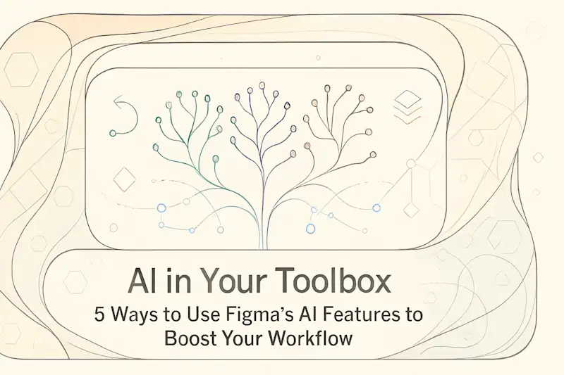 Cover image for AI in Your Toolbox: 5 Ways to Use Figma’s AI Features to Boost Your Workflow