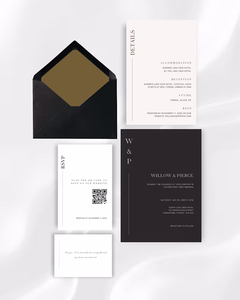Cover image for Full Suite Wedding Invitation for an Ecommerce Store