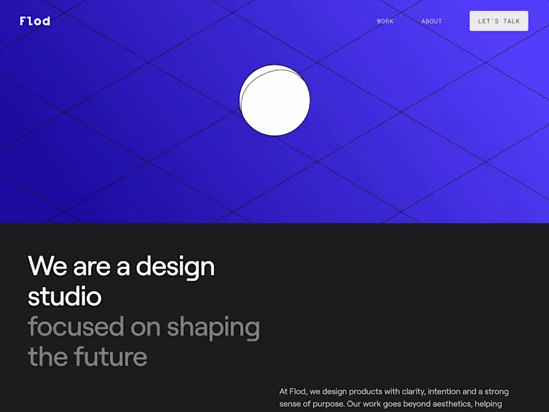 Cover image for Flod - Product & Brand Design Studio for Innovative Teams