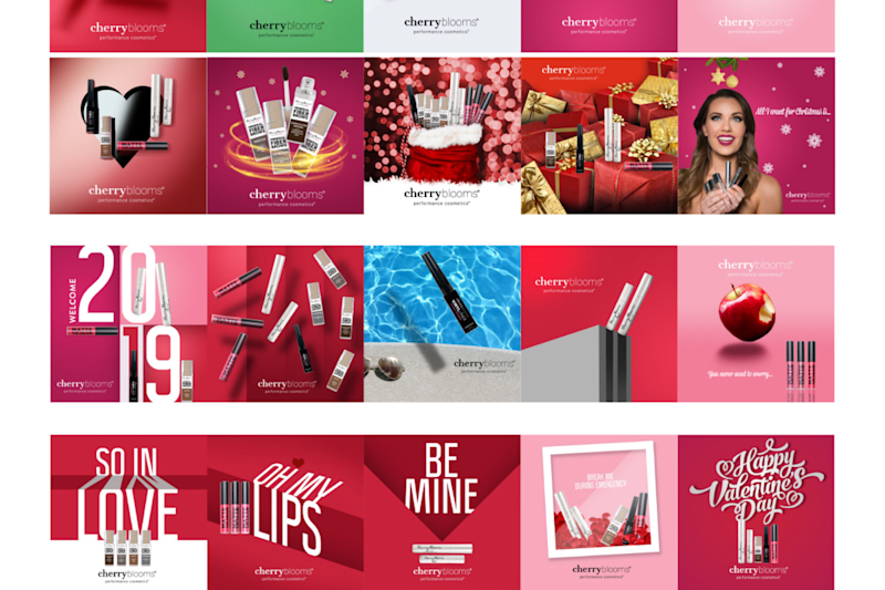 Cover image for Cherry Blooms Social Media Designs