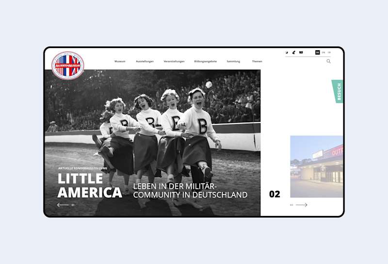 Cover image for UI design – Museum