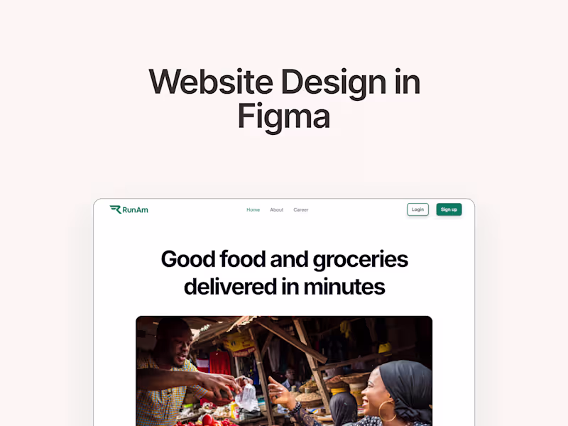 Cover image for Website Design in Figma