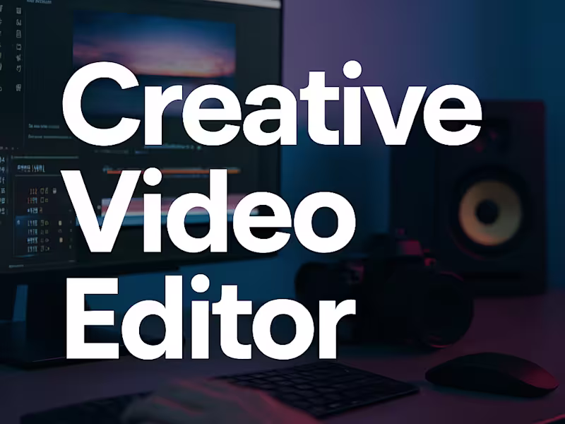 Cover image for Professional Video Editing That Elevates Your Story