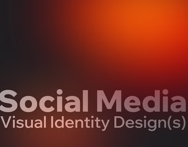 Cover image for Social Media Visual Identity Design(s)