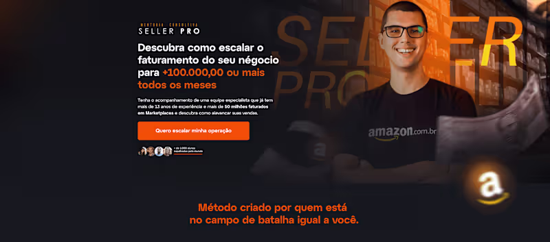 Cover image for Página de vendas - Mentoria Consultiva Seller Pro