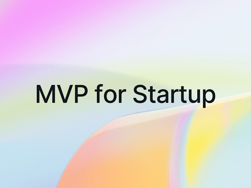 Cover image for MVP for Startup