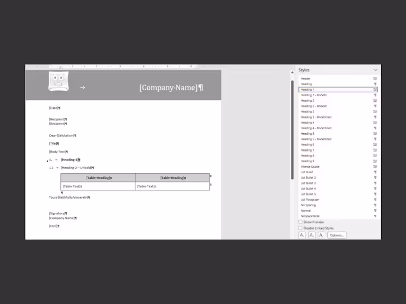 Cover image for Master Brand-Aligned Word Template