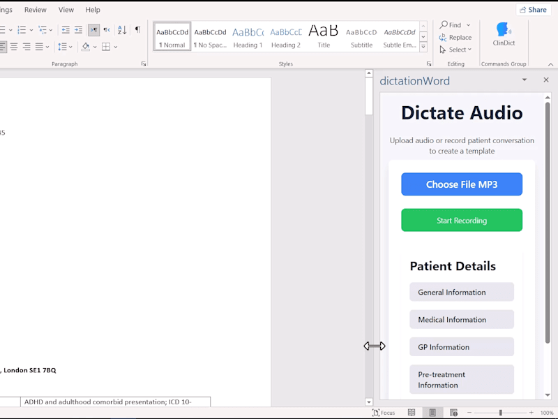 Cover image for Word Add-in Project
